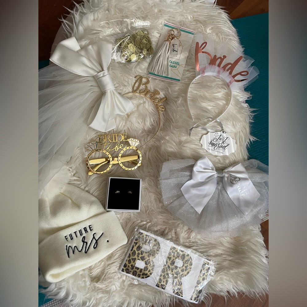 Bride bachelorette starter pack! Bride accessories